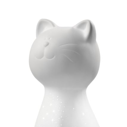 ONLI - Lampe de table PORCELLANA 1xE14/6W/230V 27,2 cm chat