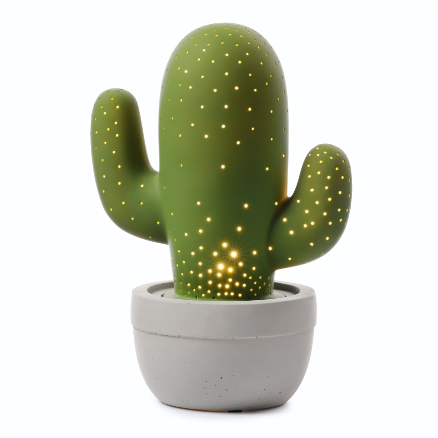 ONLI - Lampe de table PORCELLANA 1xE14/6W/230V 27 cm cactus