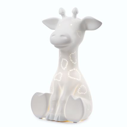 ONLI - Lampe de table PORCELLANA 1xE14/6W/230V 30 cm girafe