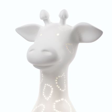 ONLI - Lampe de table PORCELLANA 1xE14/6W/230V 30 cm girafe