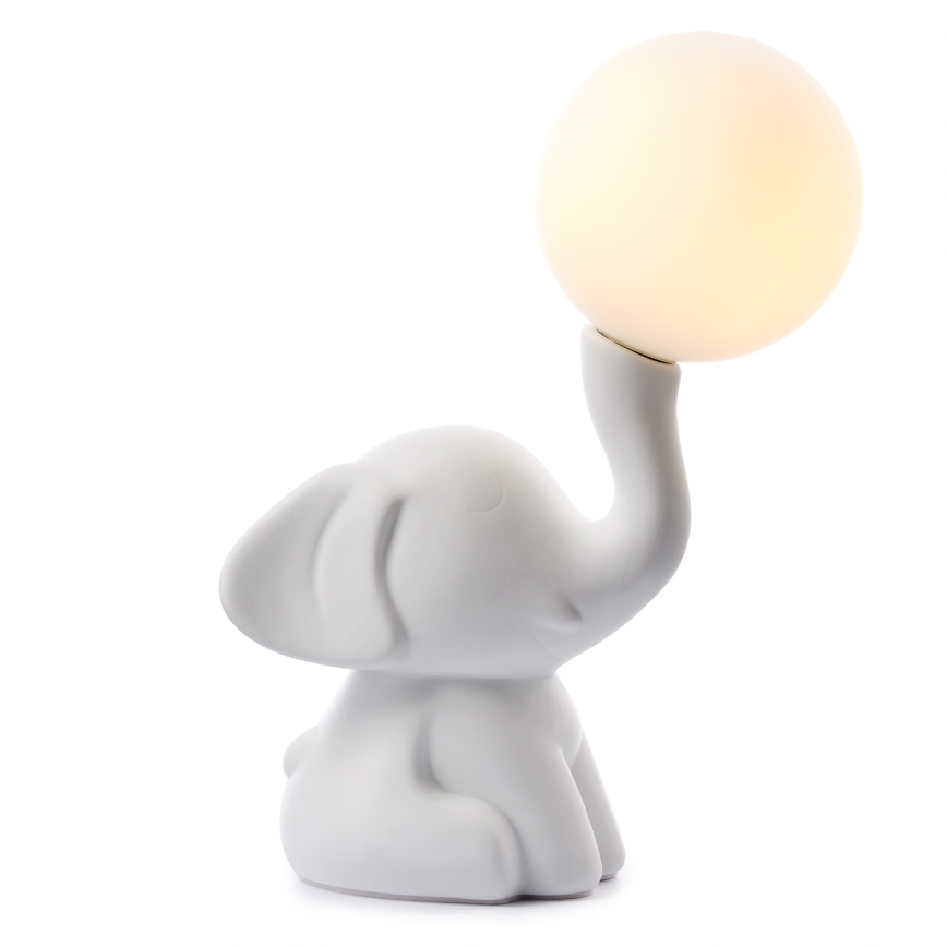 ONLI - Lampe de table PORCELLANA 1xG9/6W/230V 31 cm éléphant