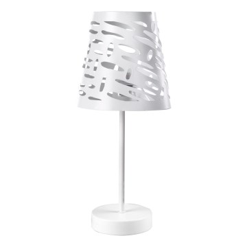 ONLI - Lampe de table RICKY 1xE14/10W/230V 28 cm blanc