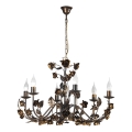 ONLI - Lustre sur chaîne CAROLINA 6xE14/6W/230V bronze