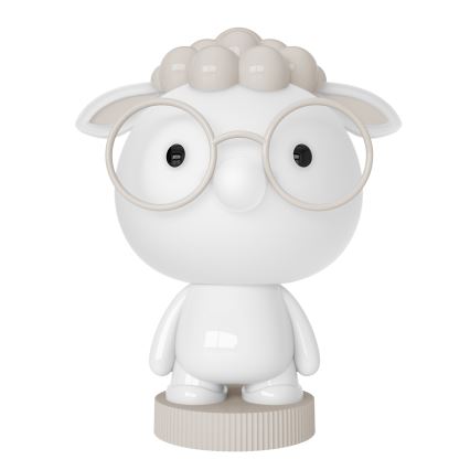 ONLI - Petite lampe de chevet enfant LED RGB PUPPIES LED/3W/USB mouton 33 cm