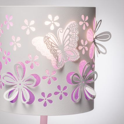 ONLI - Petite lampe pour enfants TITILLA 1xE14/6W/230V 22 cm violet/blanc