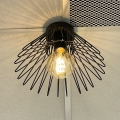 ONLI - Plafonnier DUCCIO 1xE27/22W/230V d. 30 cm noir