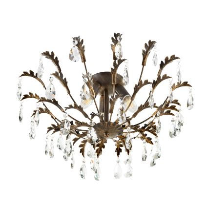 ONLI - Plafonnier TERESA 3xE14/6W/230V bronze