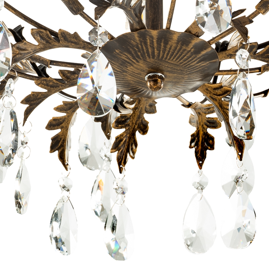 ONLI - Plafonnier TERESA 3xE14/6W/230V bronze