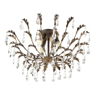 ONLI - Plafonnier TERESA 5xE14/6W/230V bronze