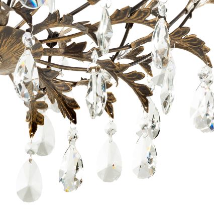 ONLI - Plafonnier TERESA 5xE14/6W/230V bronze