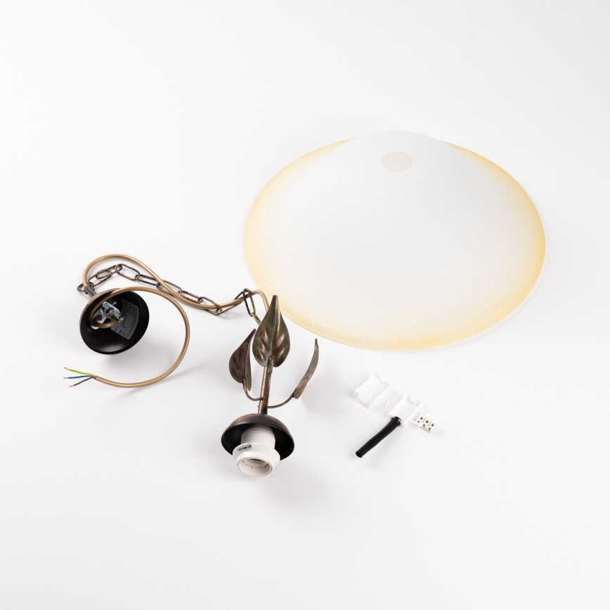 ONLI - Suspension chaîne MIRA 1xE27/22W/230V d. 40 cm