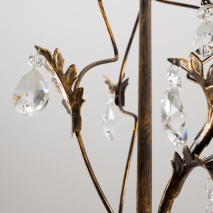 ONLI - Suspension chaîne TERESA 3xE14/6W/230V bronze