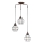 ONLI - Suspension filaire ARAIGNEE 3xE27/15W/230V noir/marron
