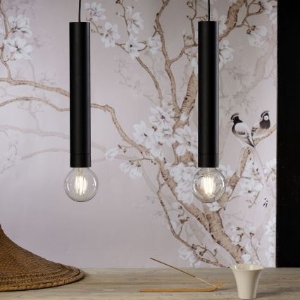 ONLI - Suspension filaire DORA 1xE27/15W/230V noir