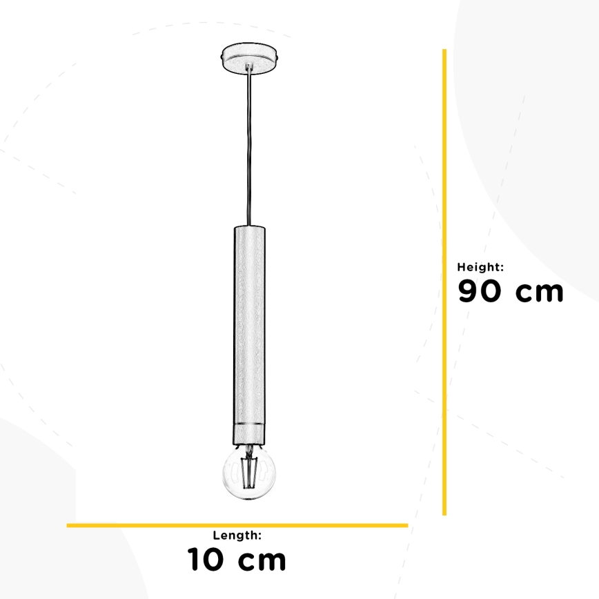 ONLI - Suspension filaire DORA 1xE27/15W/230V noir