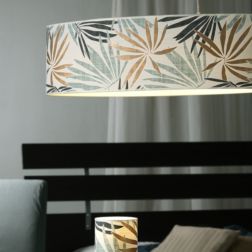 ONLI - Suspension filaire FLORA 2xE27/22W/230V vert/doré