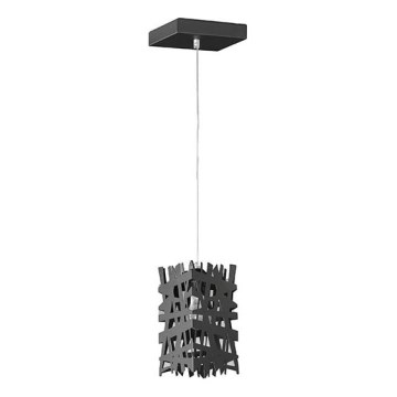 ONLI - Suspension filaire FORESTA 1xE27/15W/230V noir