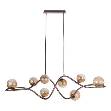 ONLI - Suspension filaire FRIDA 8xG9/10W/230V cuivre