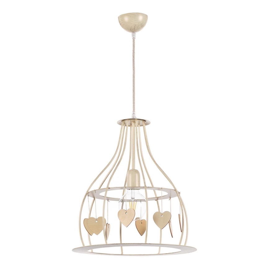 ONLI - Suspension filaire LEONILDE 1xE27/15W/230V beige