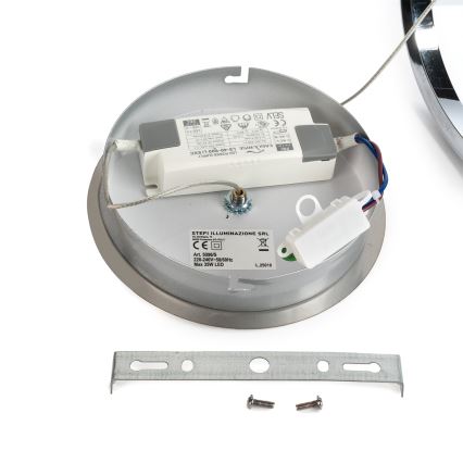 ONLI - Suspension filaire LOOP LED/40W/230V 4000K chrome brillant