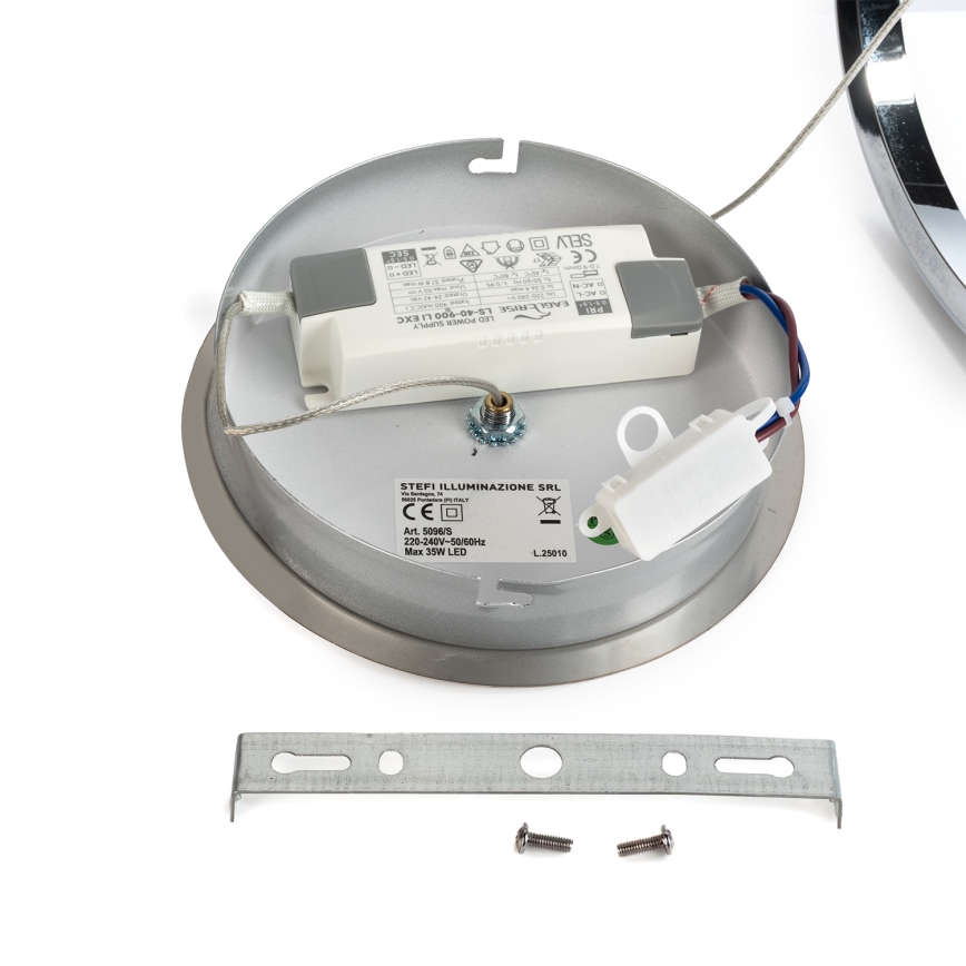 ONLI - Suspension filaire LOOP LED/40W/230V 4000K chrome brillant