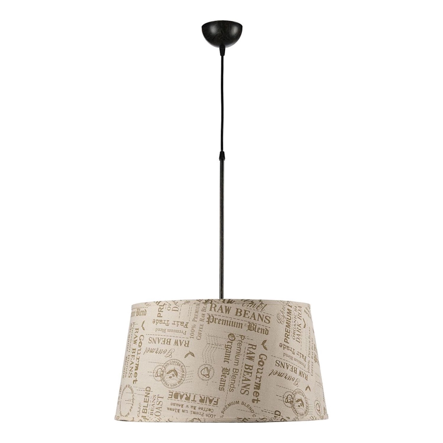 ONLI - Suspension filaire MAIDA 1xE27/15W/230V d. 50 cm marron