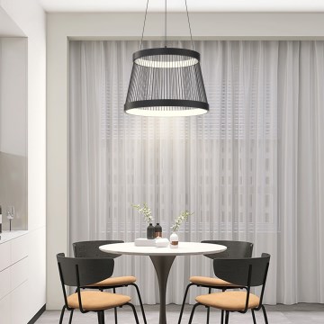 ONLI - Suspension filaire MATE LED/40W/230V 4000K noir