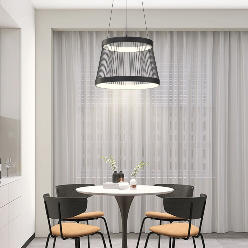 ONLI - Suspension filaire MATE LED/40W/230V 4000K noir