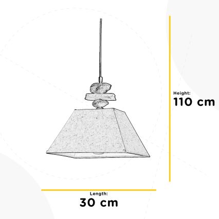 ONLI - Suspension filaire SEREGON 1xE27/22W/230V