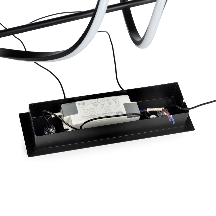 ONLI - Suspension filaire TWIST LED/30W/230V 4000K noir