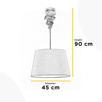 ONLI - Suspension filaire VERA 1xE27/22W/230V