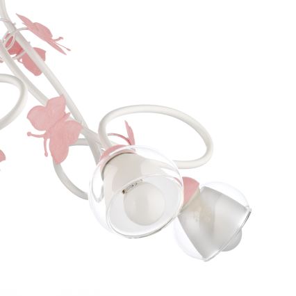 ONLI - Suspension pour enfant BUTTERFLY 5xE14/6W/230V