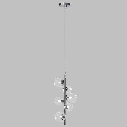 ONLI - Suspension sur câble KIMBERLY 6xG9/6W/230V chrome brillant