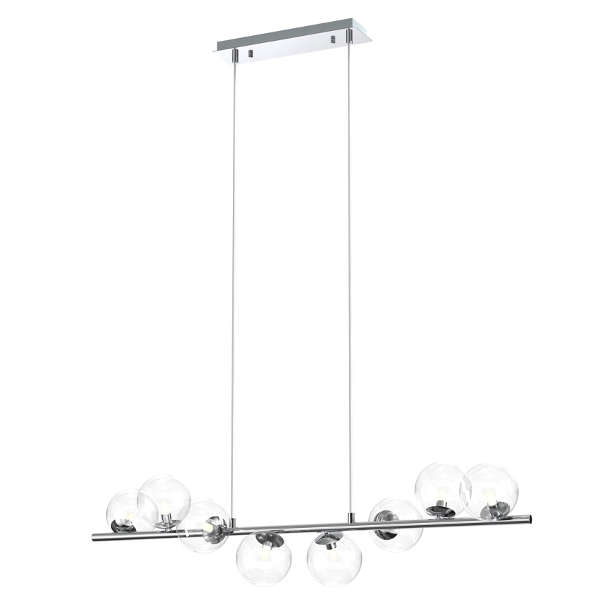 ONLI - Suspension sur câble KIMBERLY 8xG9/6W/230V chrome brillant