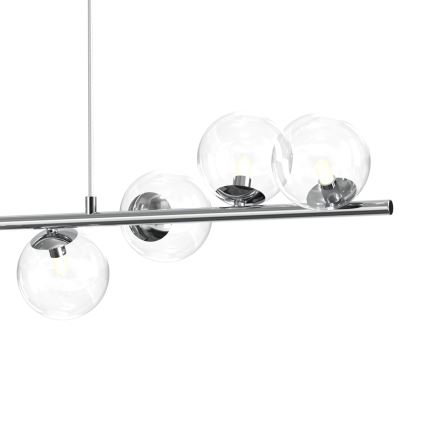 ONLI - Suspension sur câble KIMBERLY 8xG9/6W/230V chrome brillant