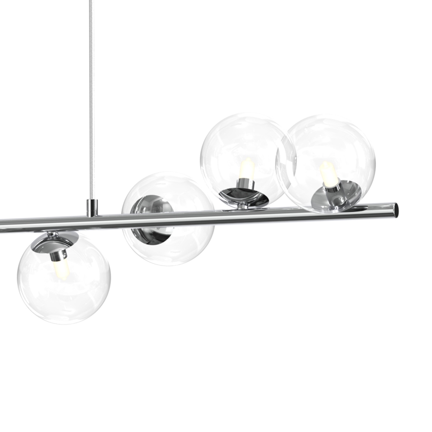 ONLI - Suspension sur câble KIMBERLY 8xG9/6W/230V chrome brillant