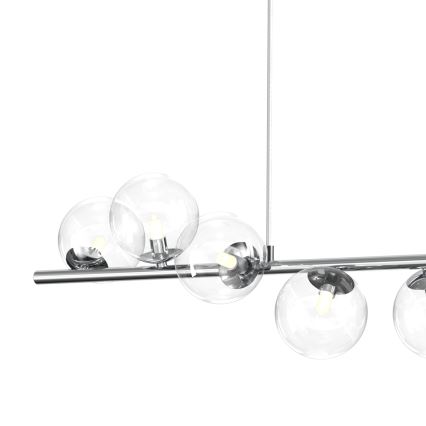 ONLI - Suspension sur câble KIMBERLY 8xG9/6W/230V chrome brillant