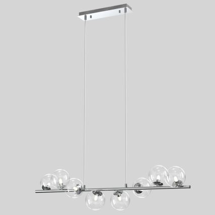 ONLI - Suspension sur câble KIMBERLY 8xG9/6W/230V chrome brillant