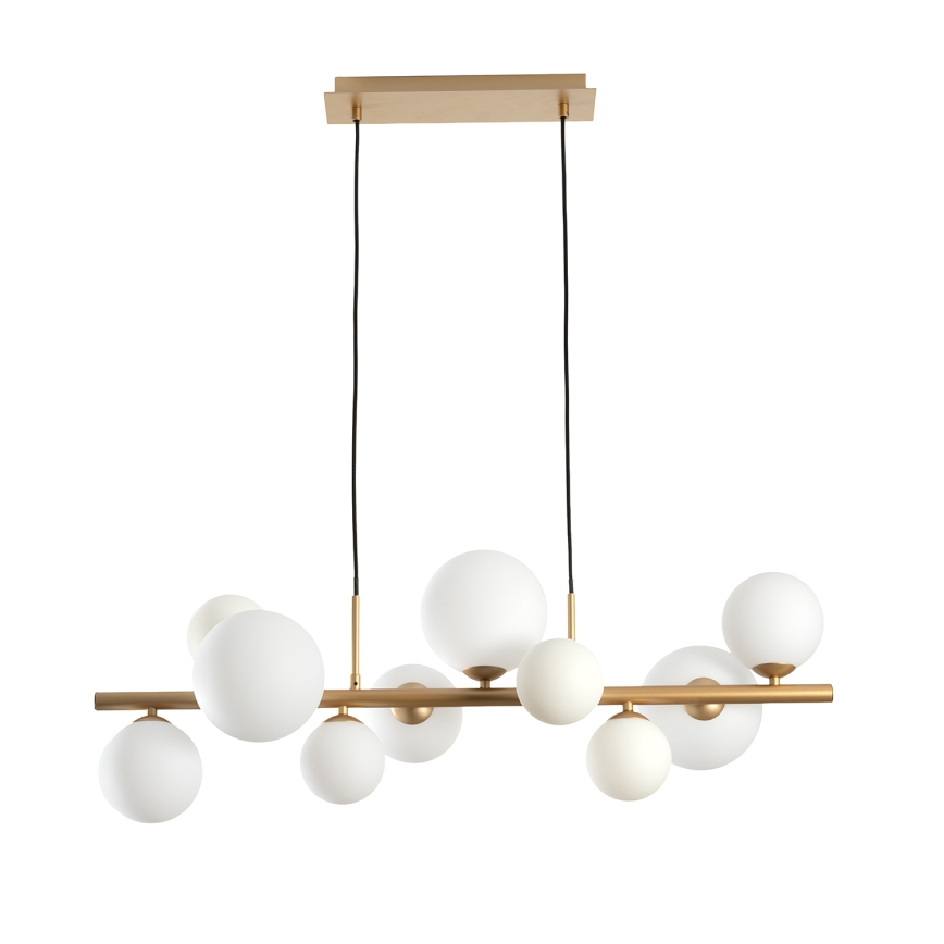 ONLI - Suspension sur câble PALOMA 10xG9/3W/230V dorée