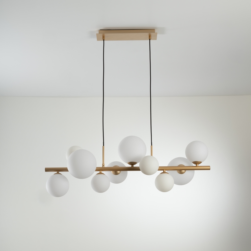 ONLI - Suspension sur câble PALOMA 10xG9/3W/230V dorée