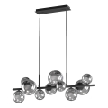 ONLI - Suspension sur câble PALOMA 10xG9/3W/230V noir/fumé