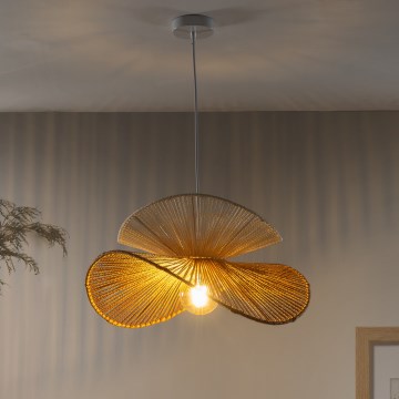 ONLI - Suspension sur câble RINGO 1xE27/15W/230V marron