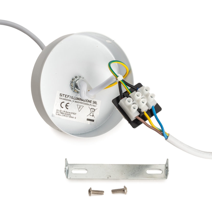 ONLI - Suspension sur câble RINGO 1xE27/15W/230V marron