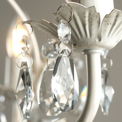 ONLI - Suspension sur chaîne TERESA 3xE14/6W/230V blanche