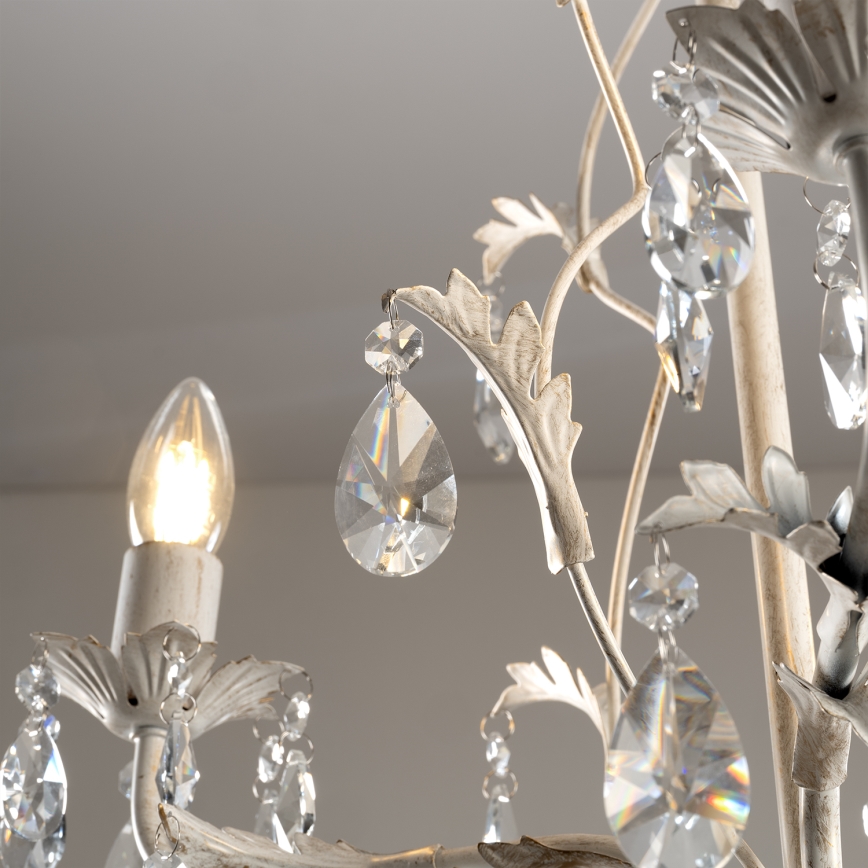 ONLI - Suspension sur chaîne TERESA 3xE14/6W/230V blanche