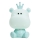 ONLI - Veilleuse LED dimmable pour enfant PUPPIES LED/3W/230V 25 cm hippopotame/vert