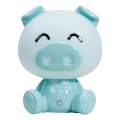 ONLI - Veilleuse LED dimmable pour enfants PUPPIES LED/3W/230V 19 cm porcelet/vert