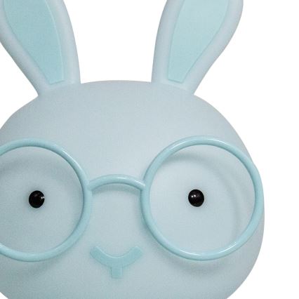 ONLI - Lampe de nuit LED dimmable pour enfants PUPPIES LED/3W/230V 22 cm lapin/bleu