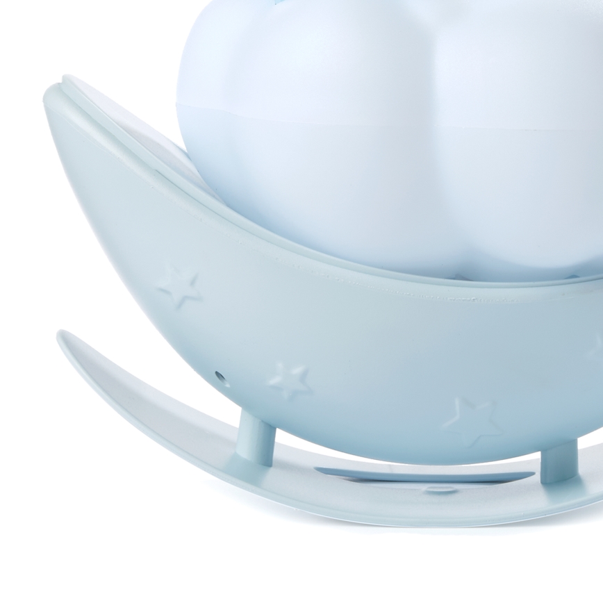 ONLI - Veilleuse rechargeable pour enfants NUVOLINA LED/2,5W/5V 300 mAh ours/bleu