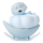 ONLI - Veilleuse nocturne LED rechargeable pour enfants NUVOLINA LED/2,5W/5V 300 mAh chien/bleu